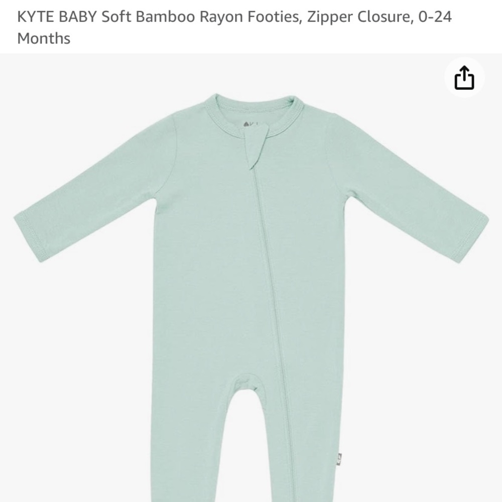 Kyte Baby Soft Bamboo Rayon Footie